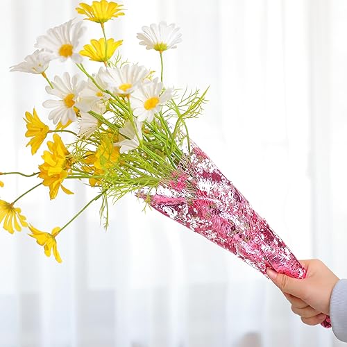 Miniatura 4 de Snowkingdom Camino de mesa rosa de 11 x 108 pulgadas, con lentejuelas brillantes y brillantes, color rosa metálico, camino de mesa de malla fina,