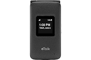 Verizon Wireless Phone KAZUNA eTALK myFlix - 4G LTE (Flip Phone) (Renewed)