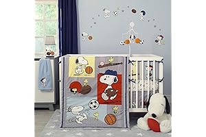 Bedtime Originals Snoopy Sports Crib Sheet Nirvana