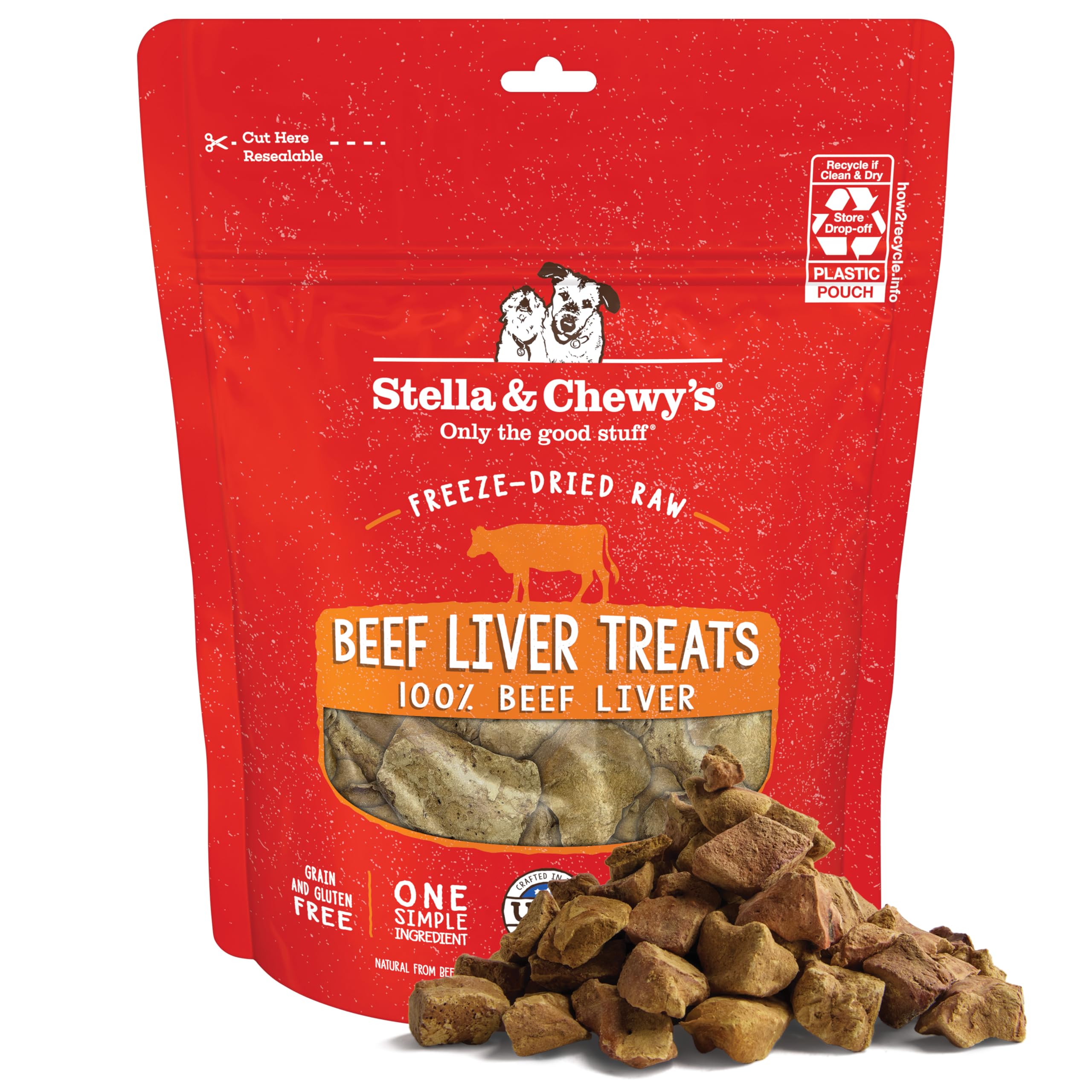 Stella & Chewy's Beef Liver Treats - 3 oz - 8/cs