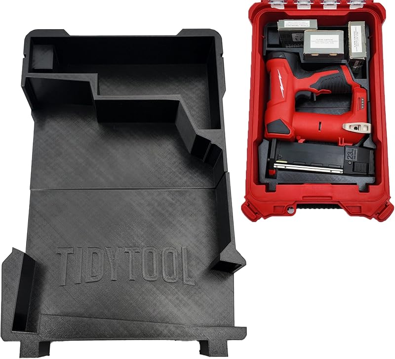 Tidy Tool Insert for Milwaukee M12 Pin Nailer and Packout Compact Organizer