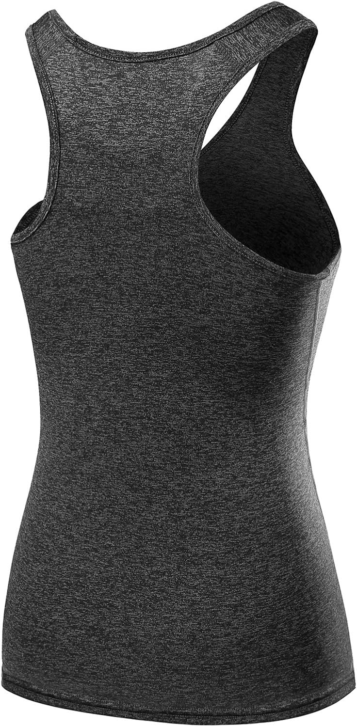 NELEUS Women's 3 Pack Compression Base Layer Dry Fit Tank Top