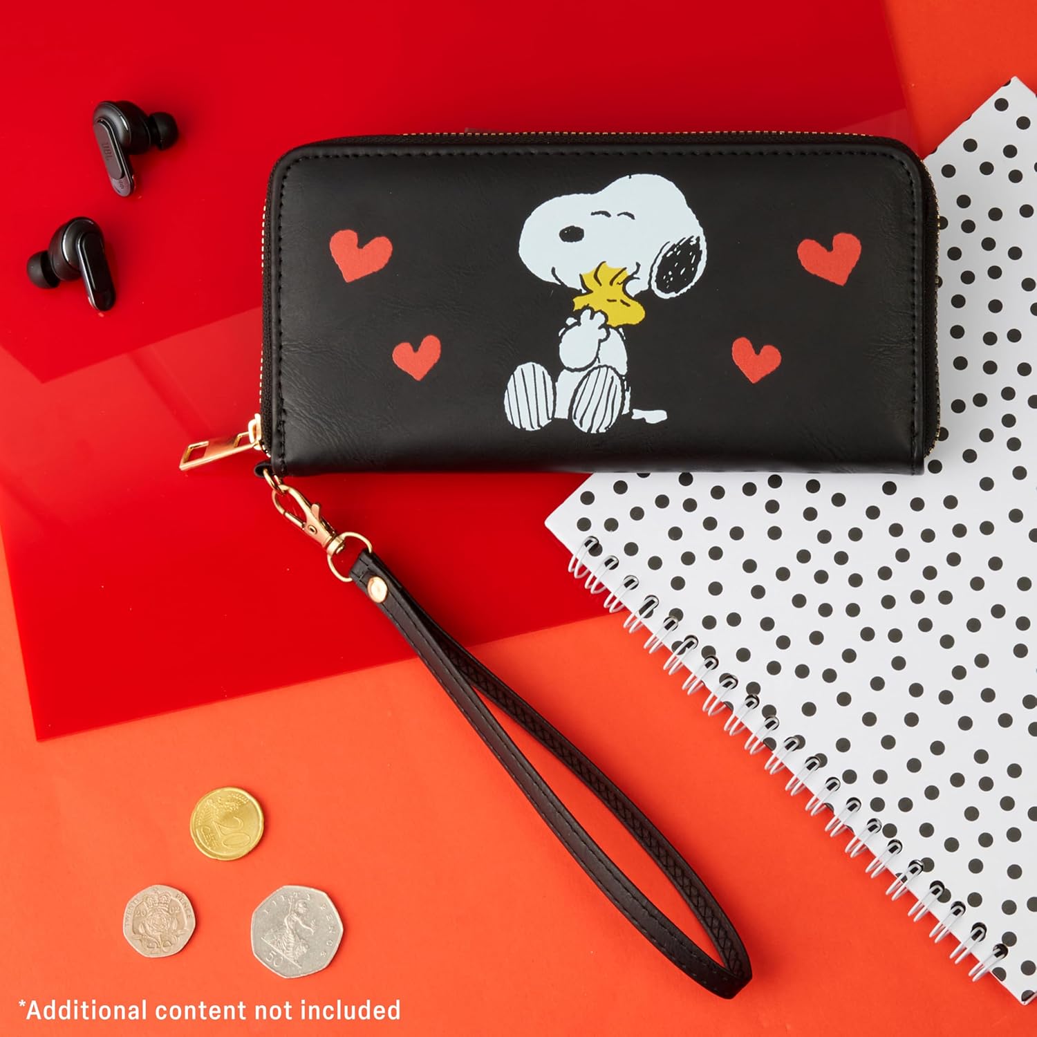 Peanuts Snoopy Wallets for Women Teens Zip Around Card Holder Stylish Coin Purse Kawaii Cute Stuff Gifts for Women - Image 2