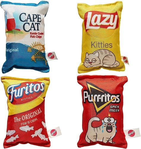 Ethical Products SPOT Fun Food Chips para gatitos surtidos de 5 pulgadas