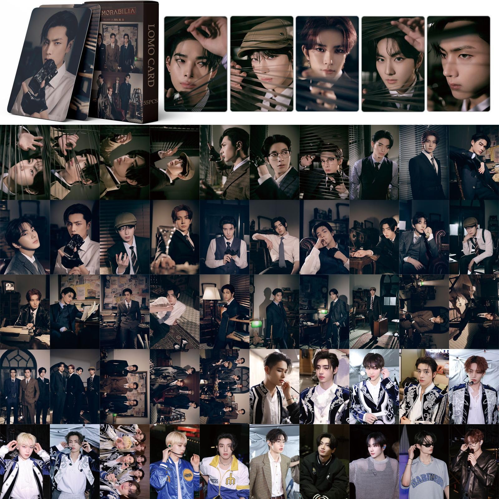 55 Cartes Photo Lomo Enhypen - 8,6x5,7 Cm - Collection Kpop - 3