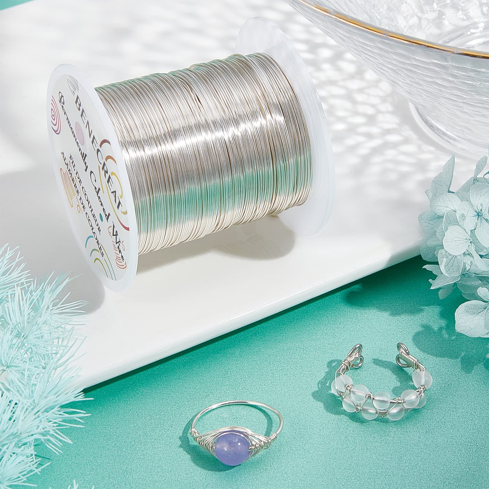 Silberdraht 0,6mm Für Basteln – Biegsamer Draht Für Schmuck, Perlen & Kunstprojekte