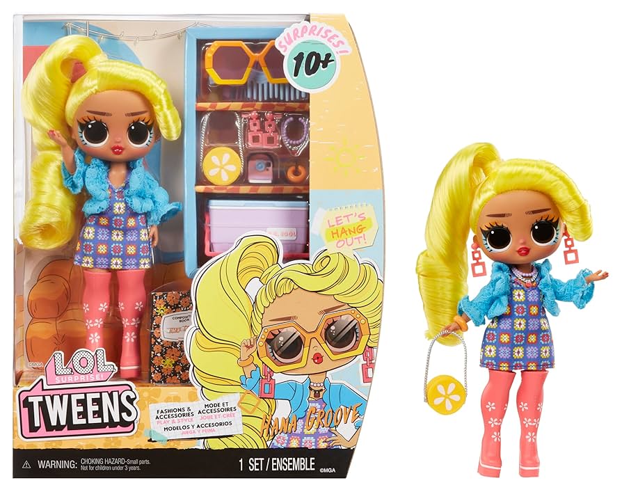 LOL Surprise Tweens Fashion Doll Hana Groove with 10+