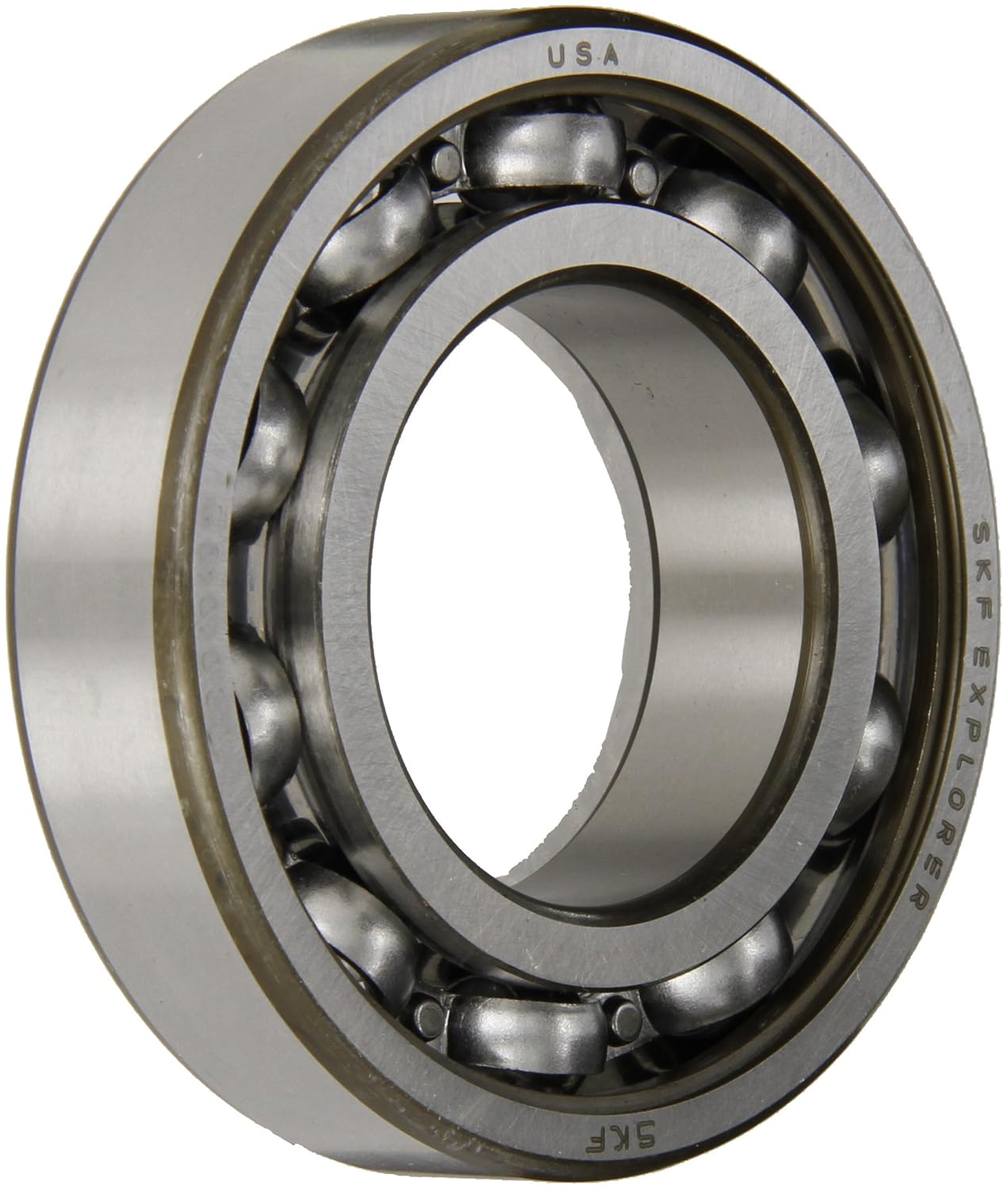 SKF 6209/C2 Radial Bearing, Single Row, Deep Groove Design, ABEC 1 Precision, Open, C2 Clearance, Steel Cage, 45mm Bore, 85mm OD, 19mm Width