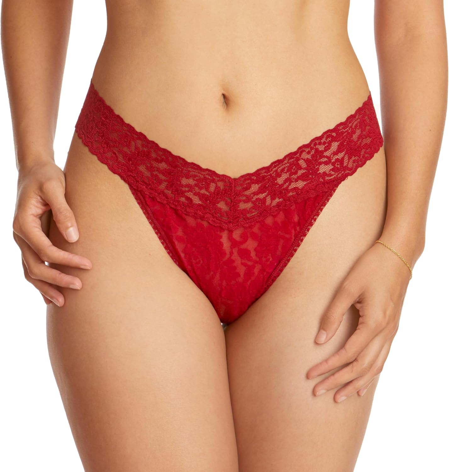 hanky panky - Signature Lace Original Rise Thongs: Essentials Edition | One Size 4-14 | Lace Lingerie Underwear | 3 or 5 Pack - Image 6