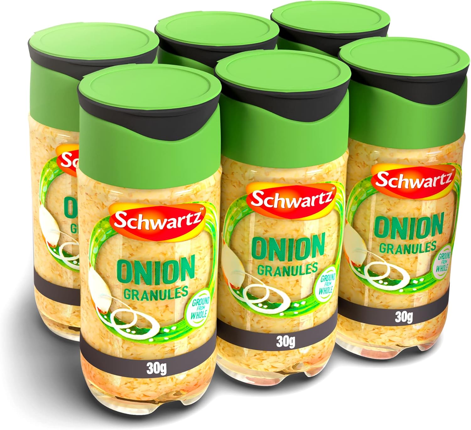 Schwartz Onion Granules 30 G Jar Pack of 6 From Whole