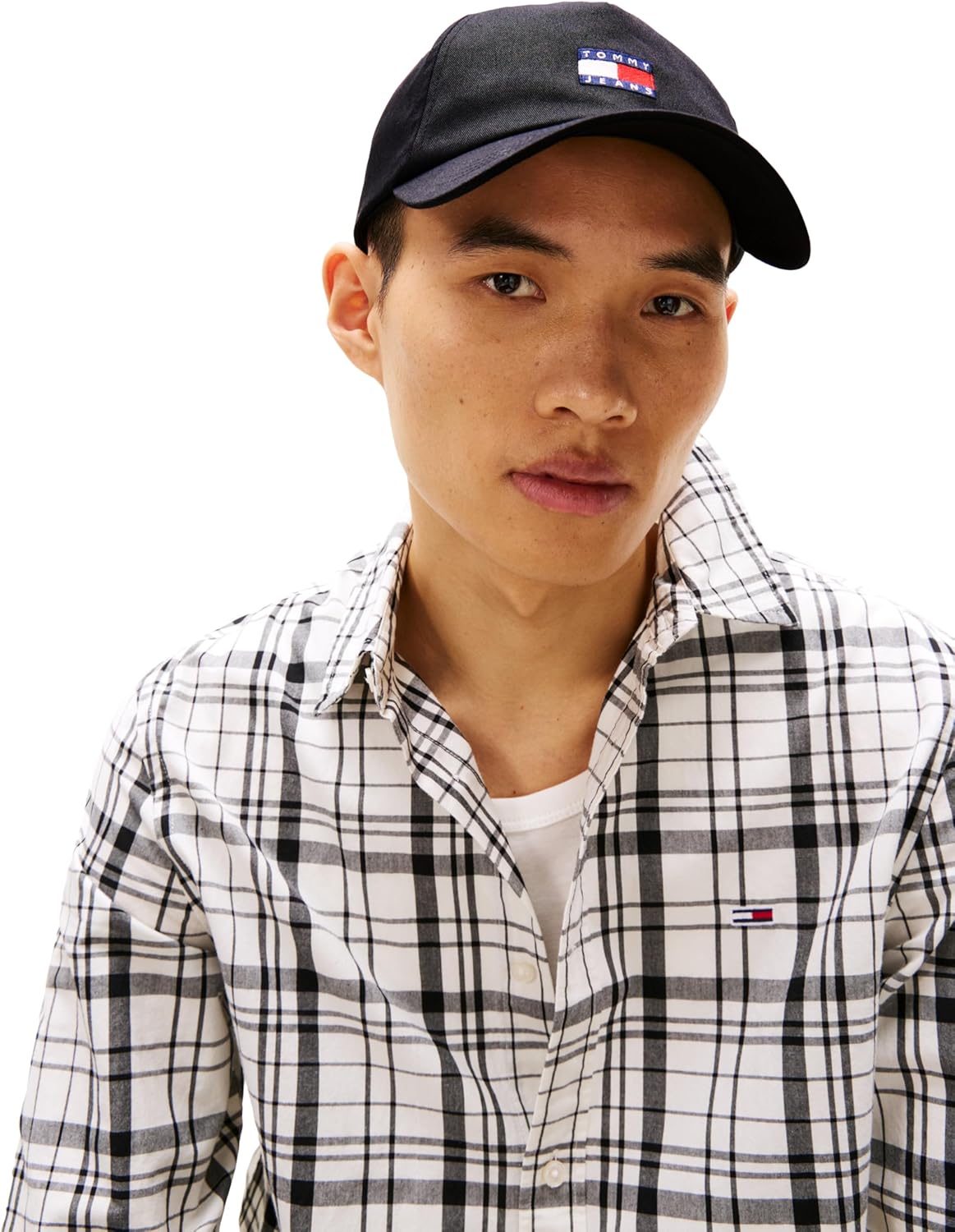 Tommy Jeans Mens Tommy Jeans Hats for Men | Cotton Logo Adjustable Baseball Cap - Image 2