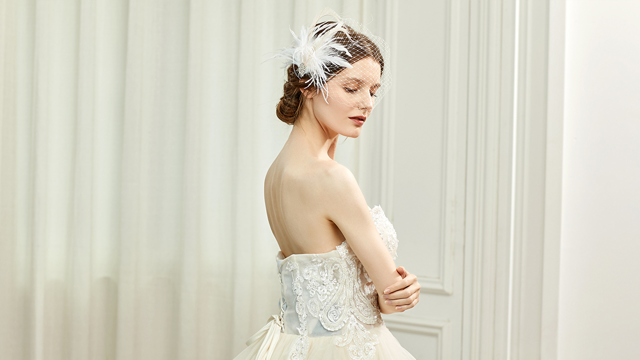 BABEYOND Veil Fascinator Hat for Women Peacock Feather 