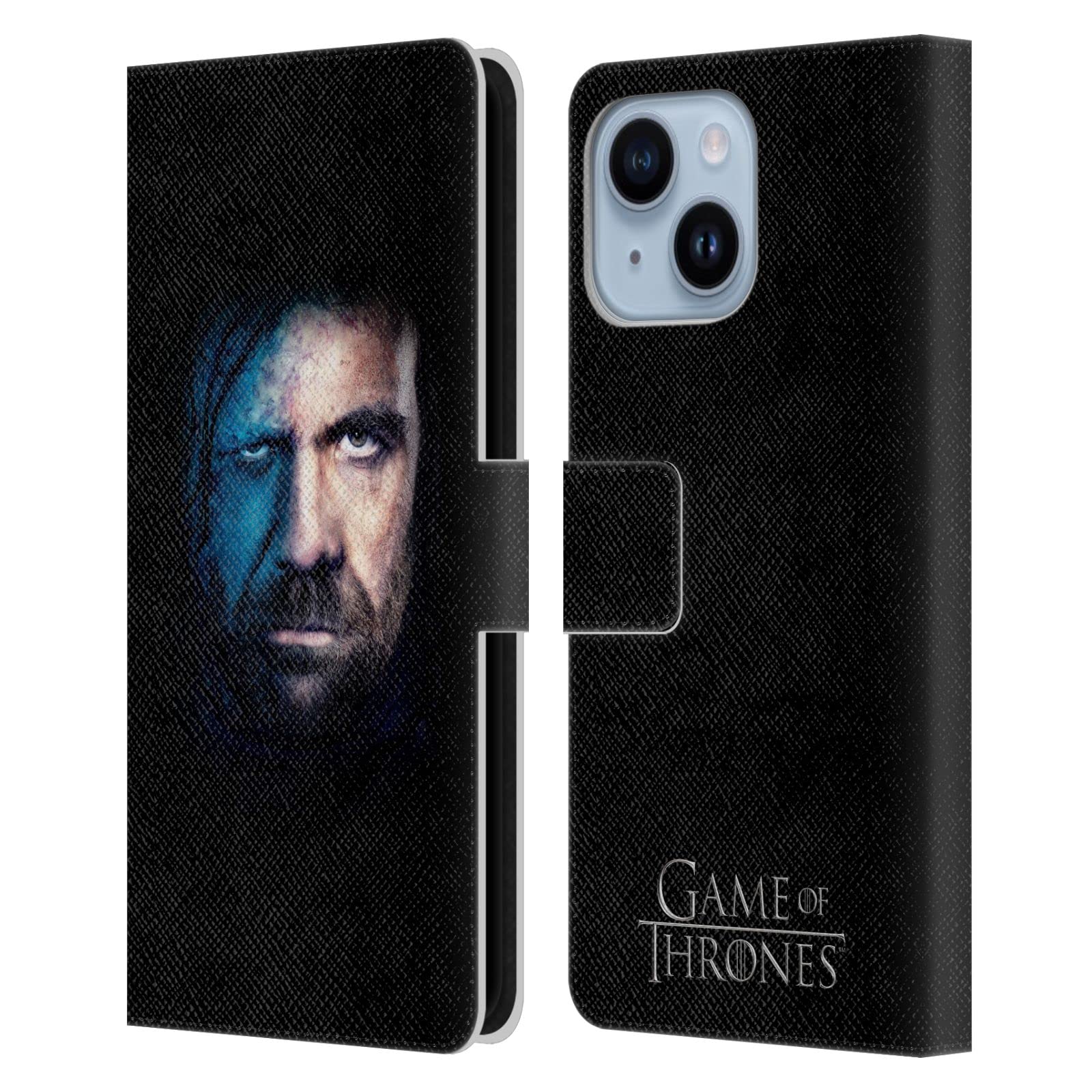 Protection cuir iPhone 14 Plus Game of Thrones Sandor Clegane antichoc - 7