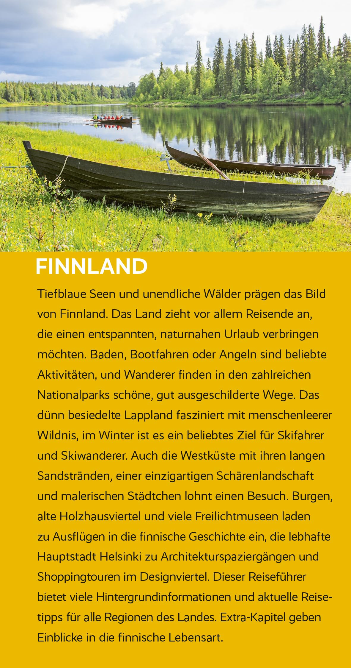 TRESCHER Reiseführer Finnland: Mit Helsinki, Turku, Ostsee, Schären, Seenplatte und Lappland