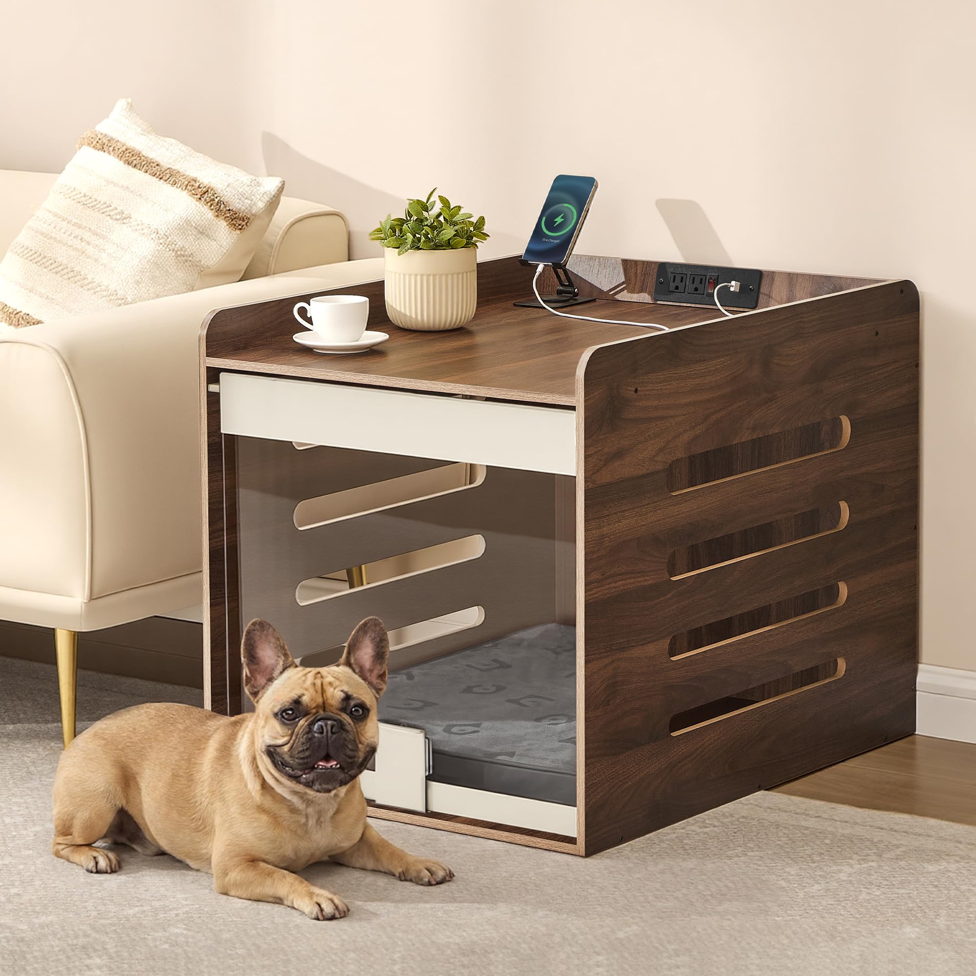 Feandrea Modern Dog Crate Furniture