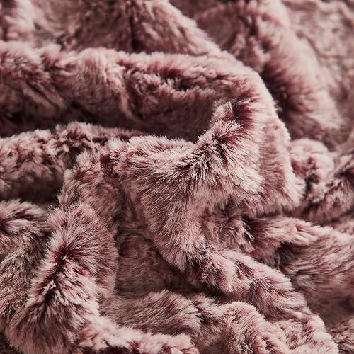 Miniatura 5 de Yaoshuho Funda de almohada de pelo sintético lanudo para el cuerpo, funda de almohada de lujo esponjosa con cierre de cremallera, funda de almohada