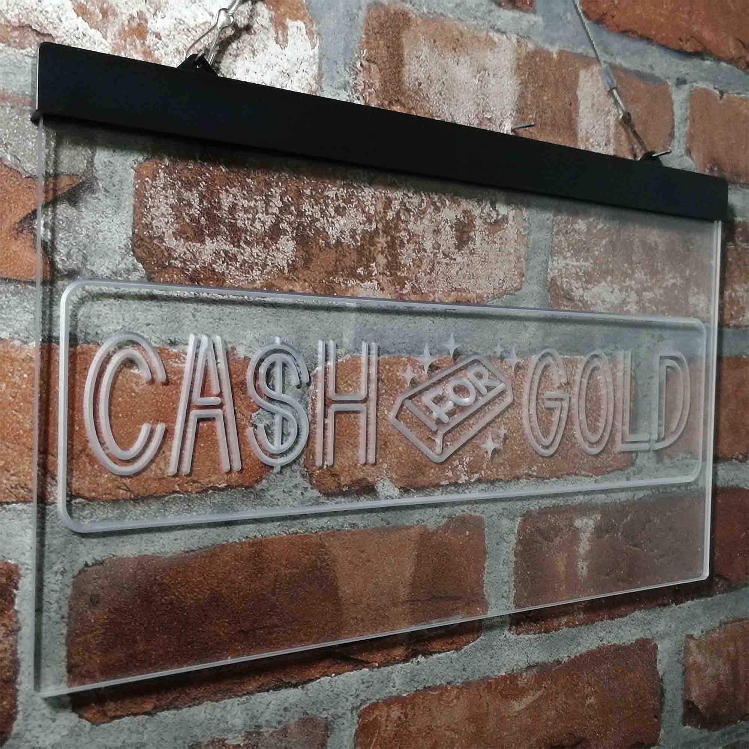 ADVPRO Cash for Gold We Buy Shop Dual Color LED Neon Sign Green & Yellow 12 x 8 Inches st6s32-i4038-gy