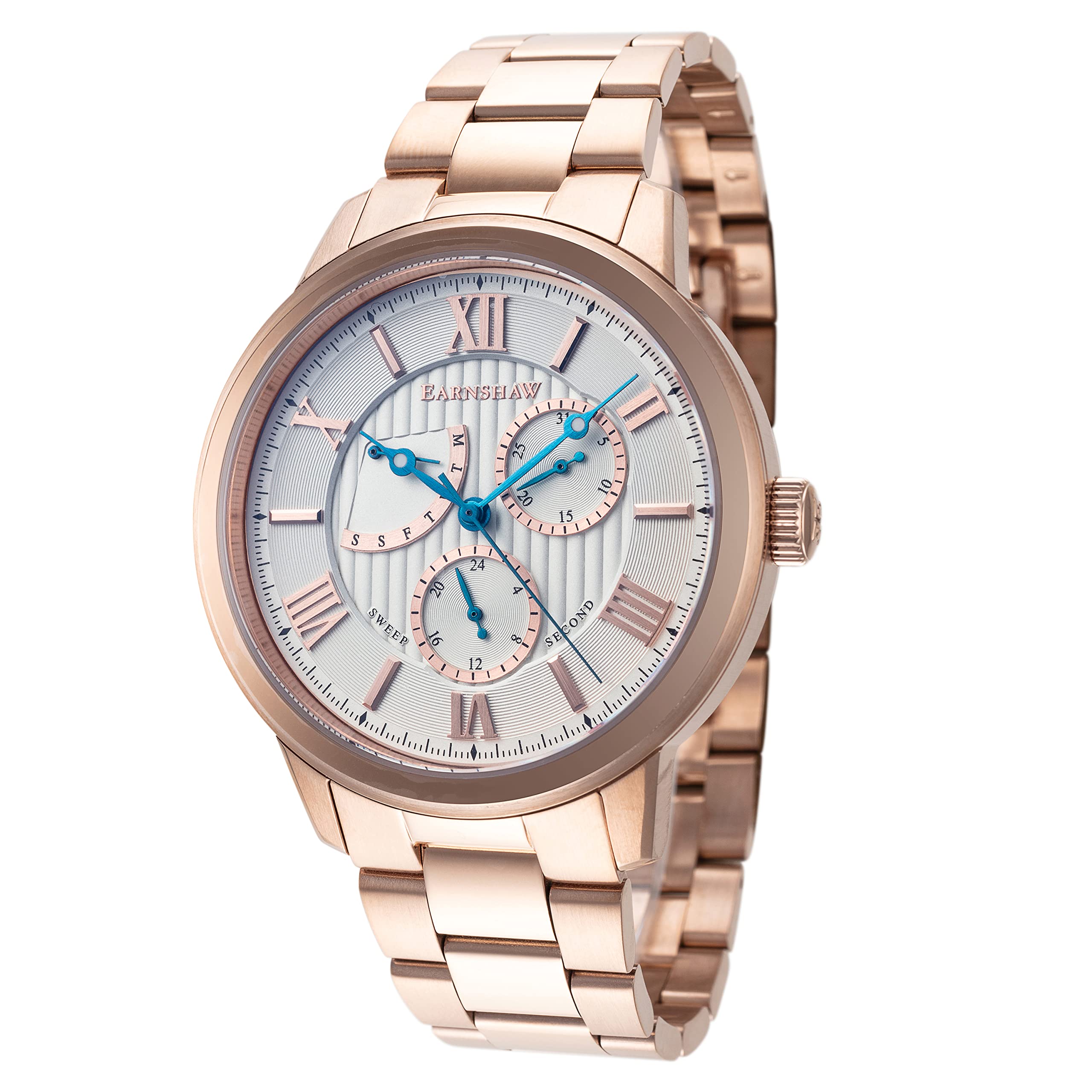 EARNSHAW Cornwall Retrograde Analog White Dial Mens Watch-ES-8060-33 (B0BGTCPJDW) Amazon Price History, Amazon Price Tracker