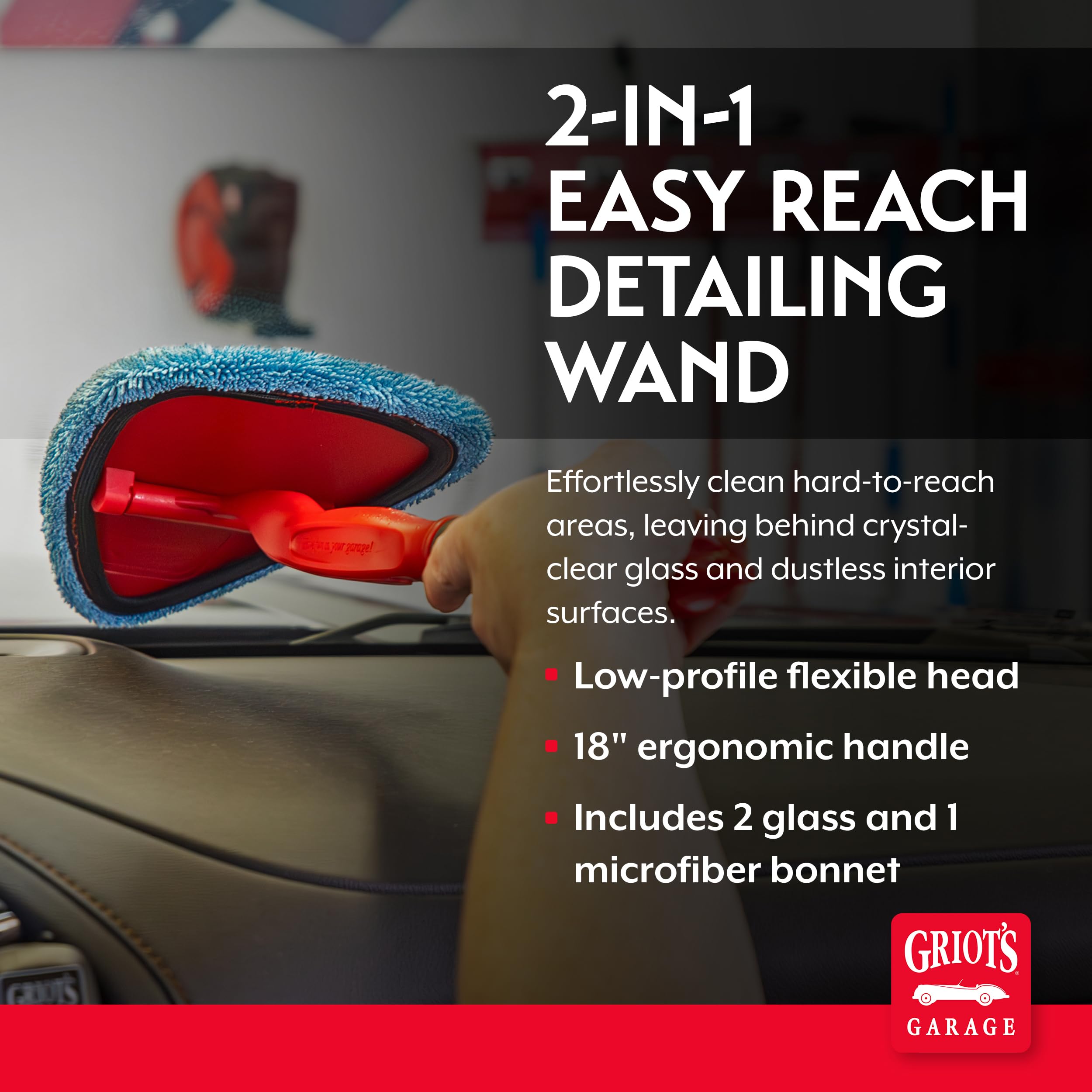 Griot's Garage 90254 Różdżka 2 w 1 Easy Reach Detailing