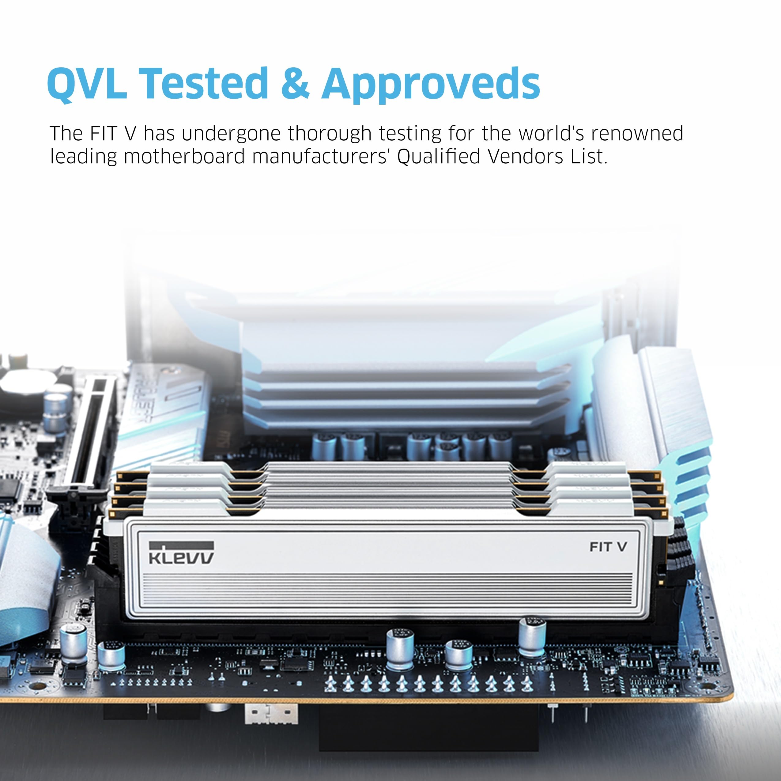 KLEVV FIT V DDR5 32GB (2x16GB) 5600MHz CL30 SK Hynix A-Die 1.25V