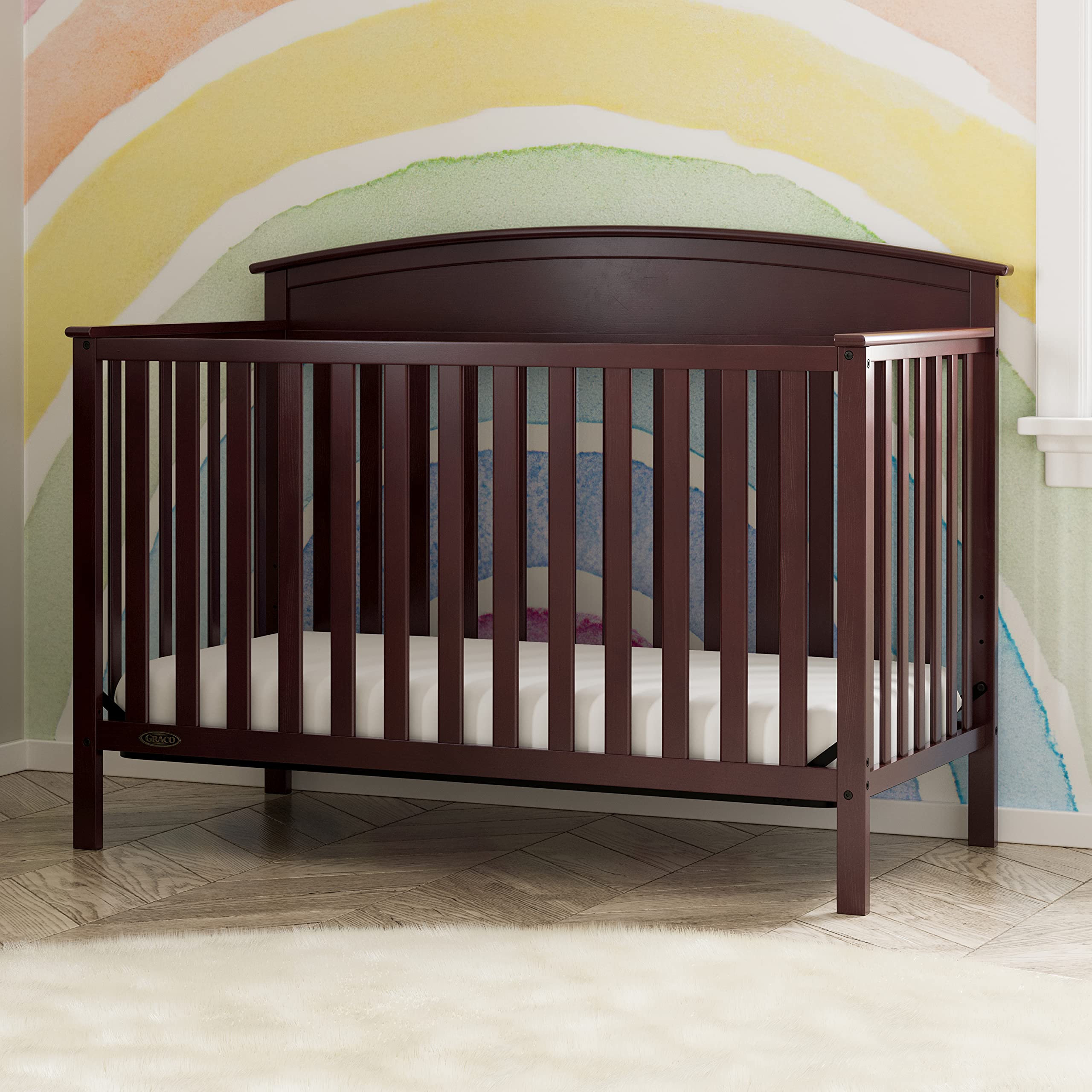 Buy Graco Benton 5in1 Convertible Crib (Espresso) GREENGUARD Gold