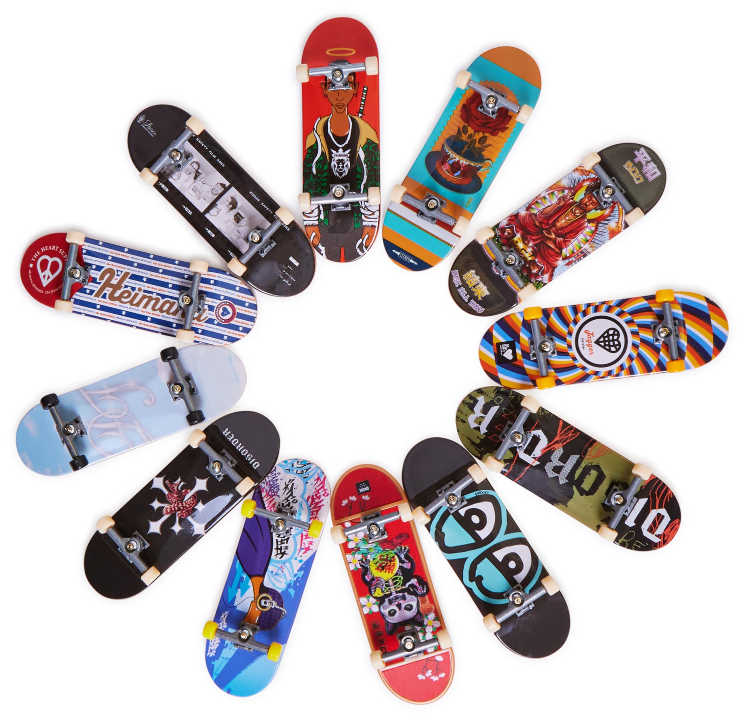 Tech Deck - Fingerboard o Finger Skate: Auténtico Skate de Dedos 96 mm Personalizable - Modelo Aleatorio - Juguetes Niños 6 años + Regalo Niño 6 años +