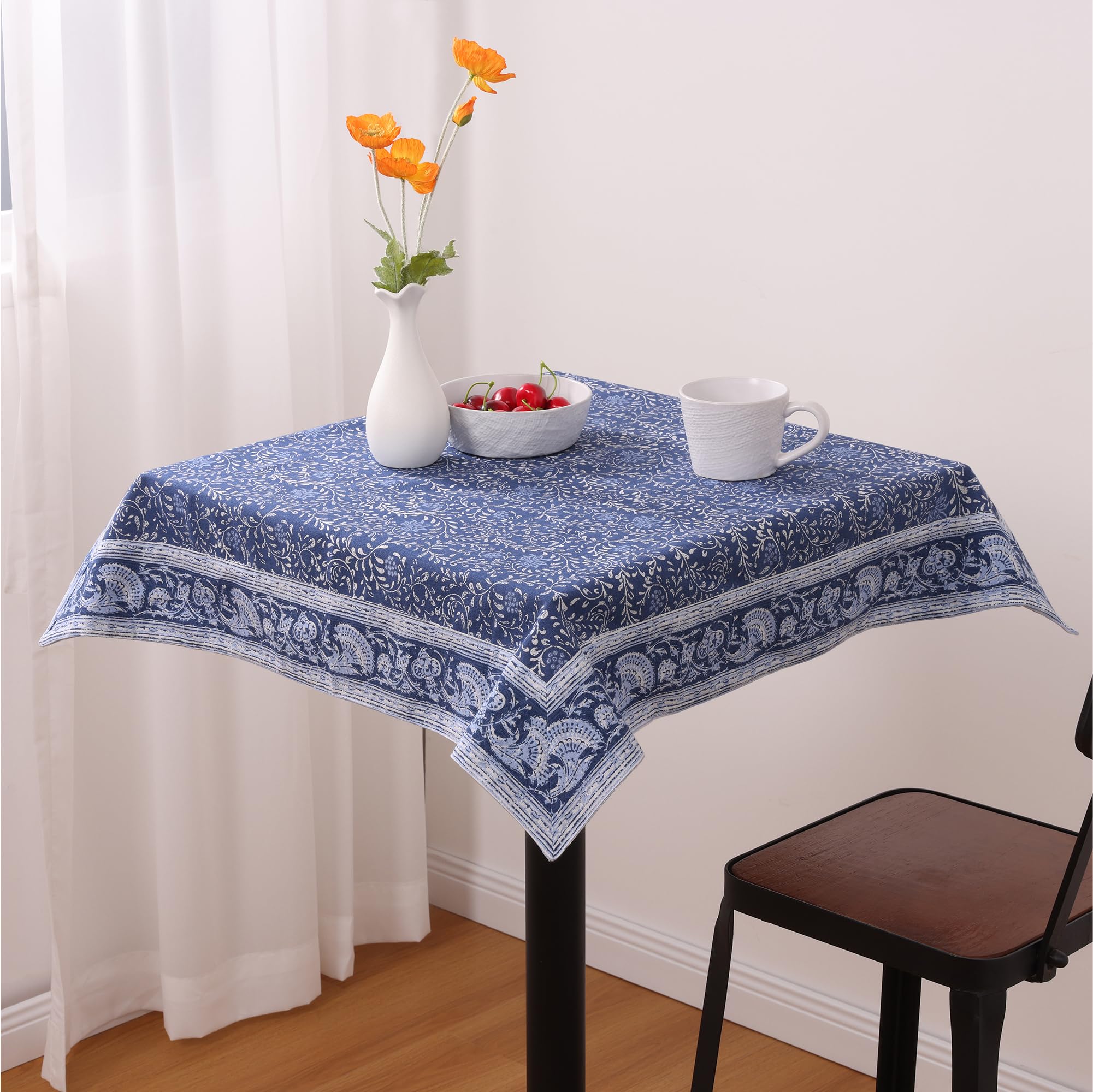 Tovaglia Quadrata Clinotest 130×130 Cm In Cotone 100% Con Bordo Raso – Bianca, Lavabile A 95°C Oeko-Tex