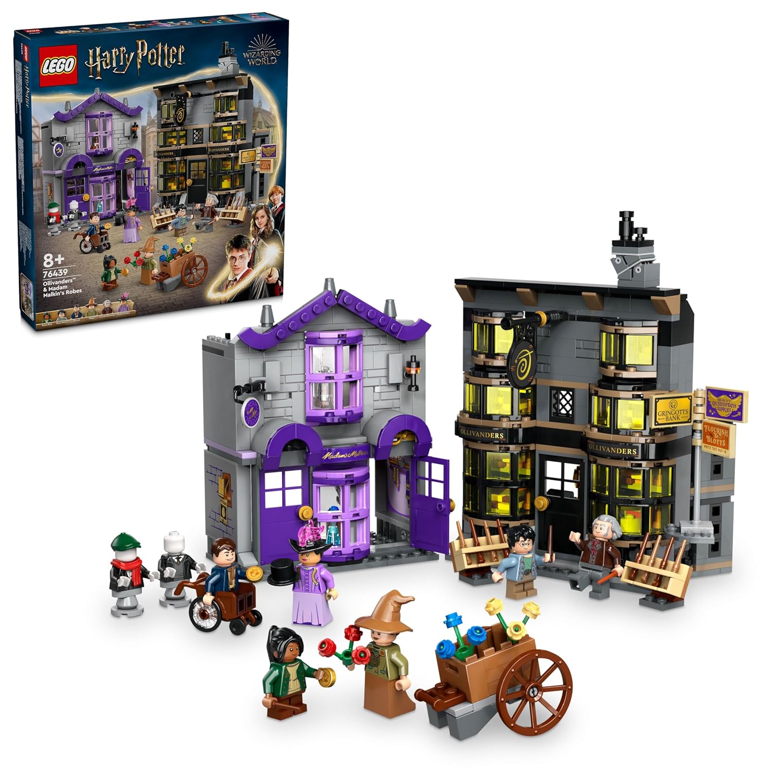 LEGO Harry Potter Ollivander and Madame Guipure Ready-to-Wear for Magi and Wizards - Crossing Path Shops - Gift