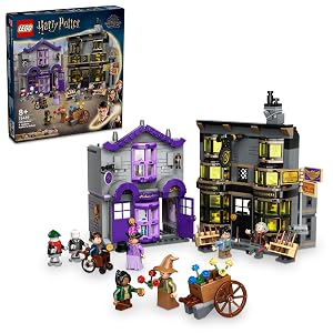 LEGO Harry Potter Ollivander and Madame Guipure Ready-to-Wear for Magi and Wizards - Crossing Path Shops - Gift