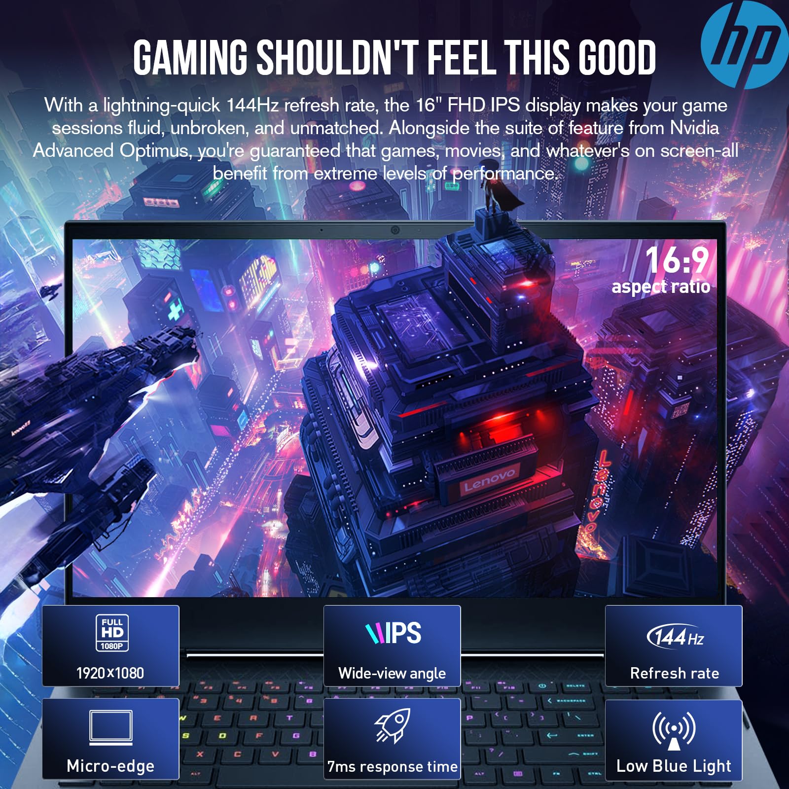 Amazon.com: HP Omen Gaming Laptop 3060, 144Hz FHD IPS 16 Inch 