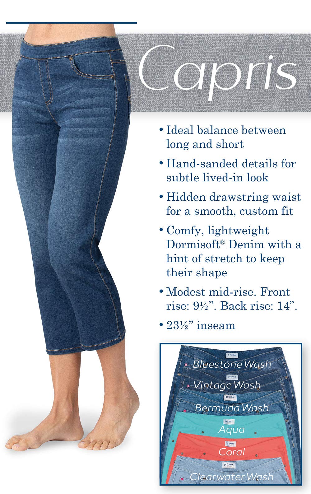 pajama jeans capris