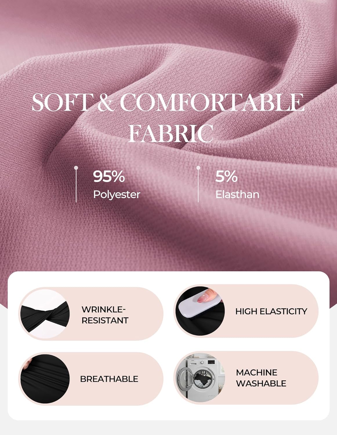 GRACE KARIN Work Dresses for Women 2026 V Neck Fit and Flare Midi Dresses Office Business Dress with Belt and Pockets - Image 7