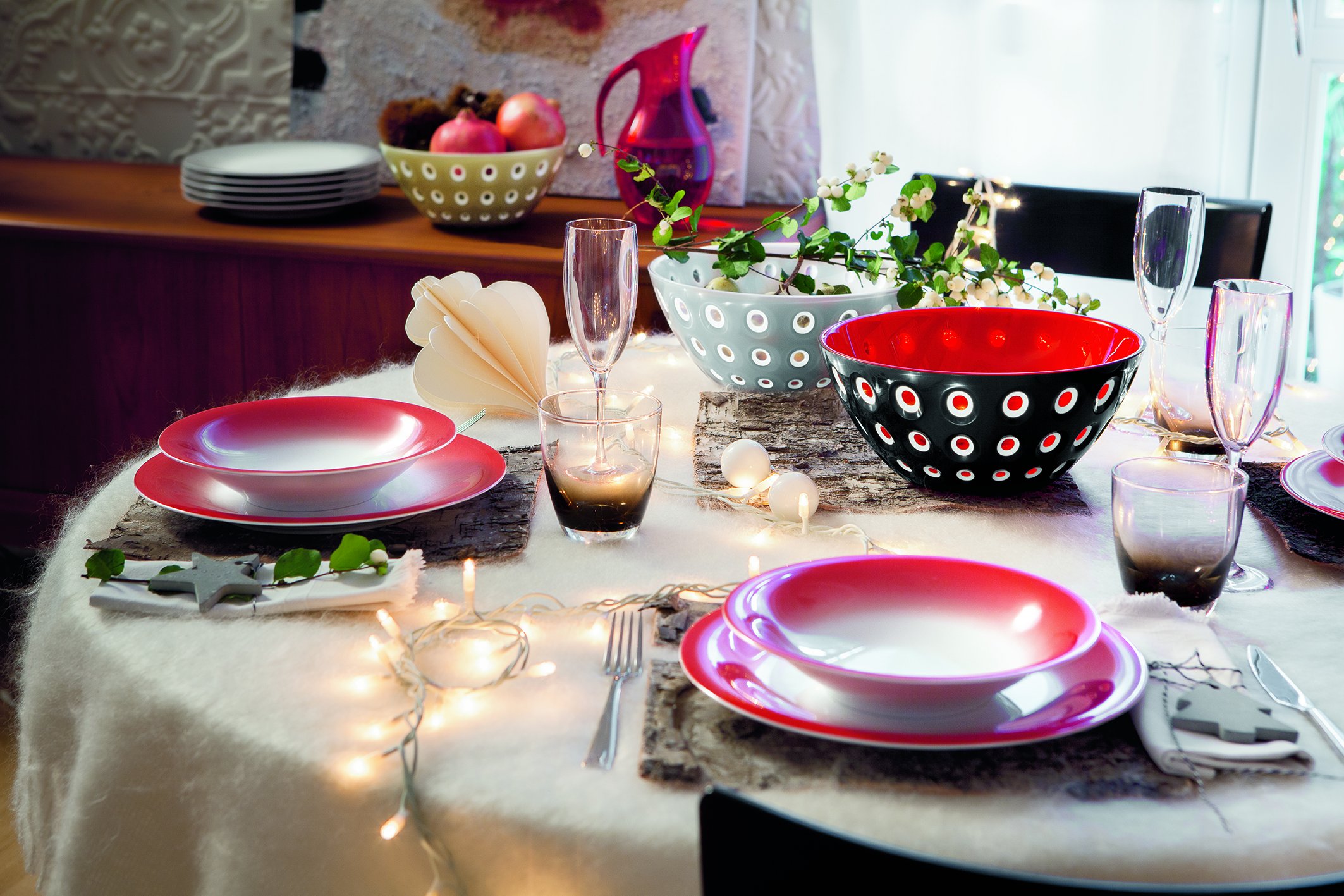 Amazon｜guzzini(グッチーニ) ツートングラス6Pセット