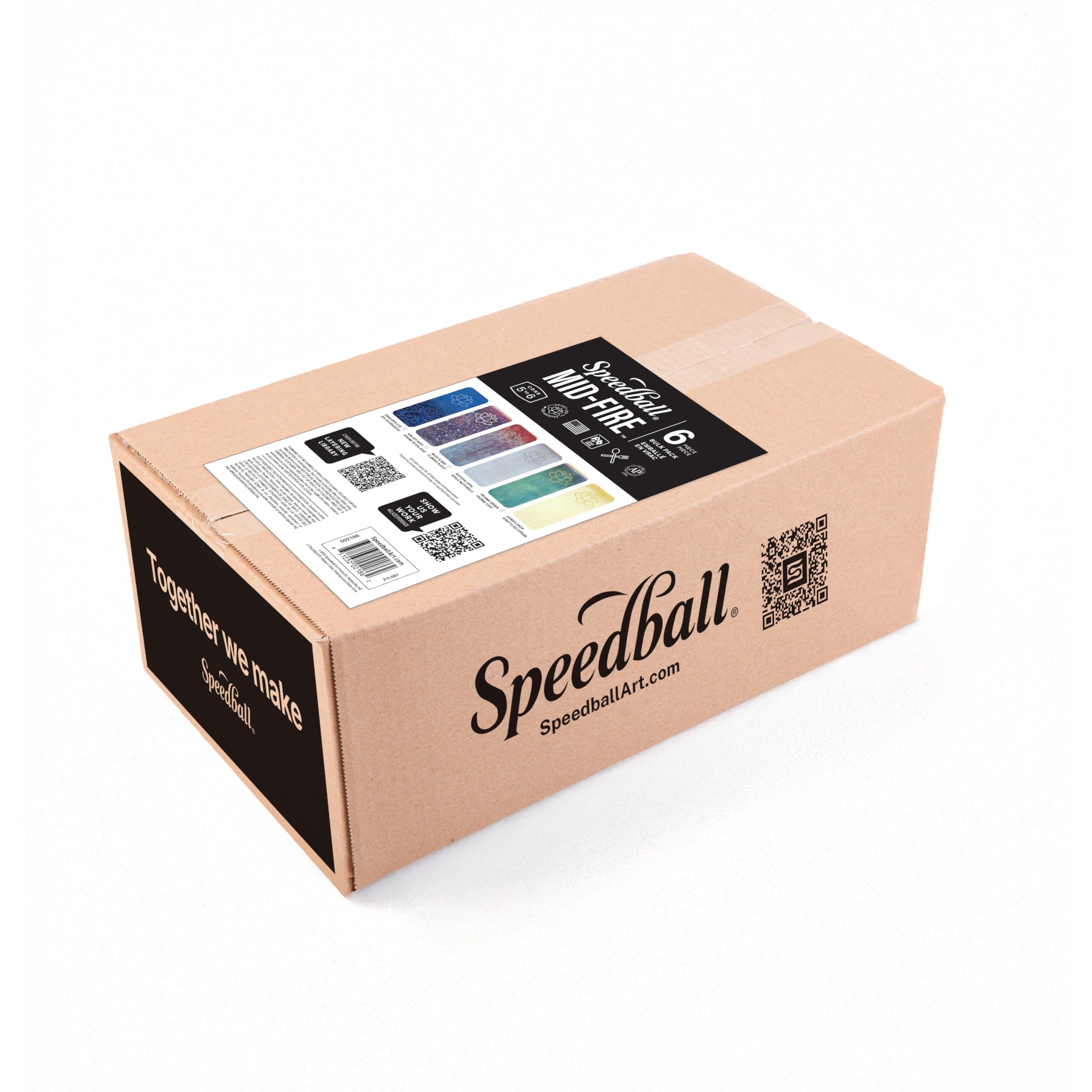 Poterie et céramique Speedball de qualité alimentaire pour vaisselle saine 6 pots