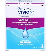 HYLO GEL Vision Multi Eye Drops 2 x 10 ml