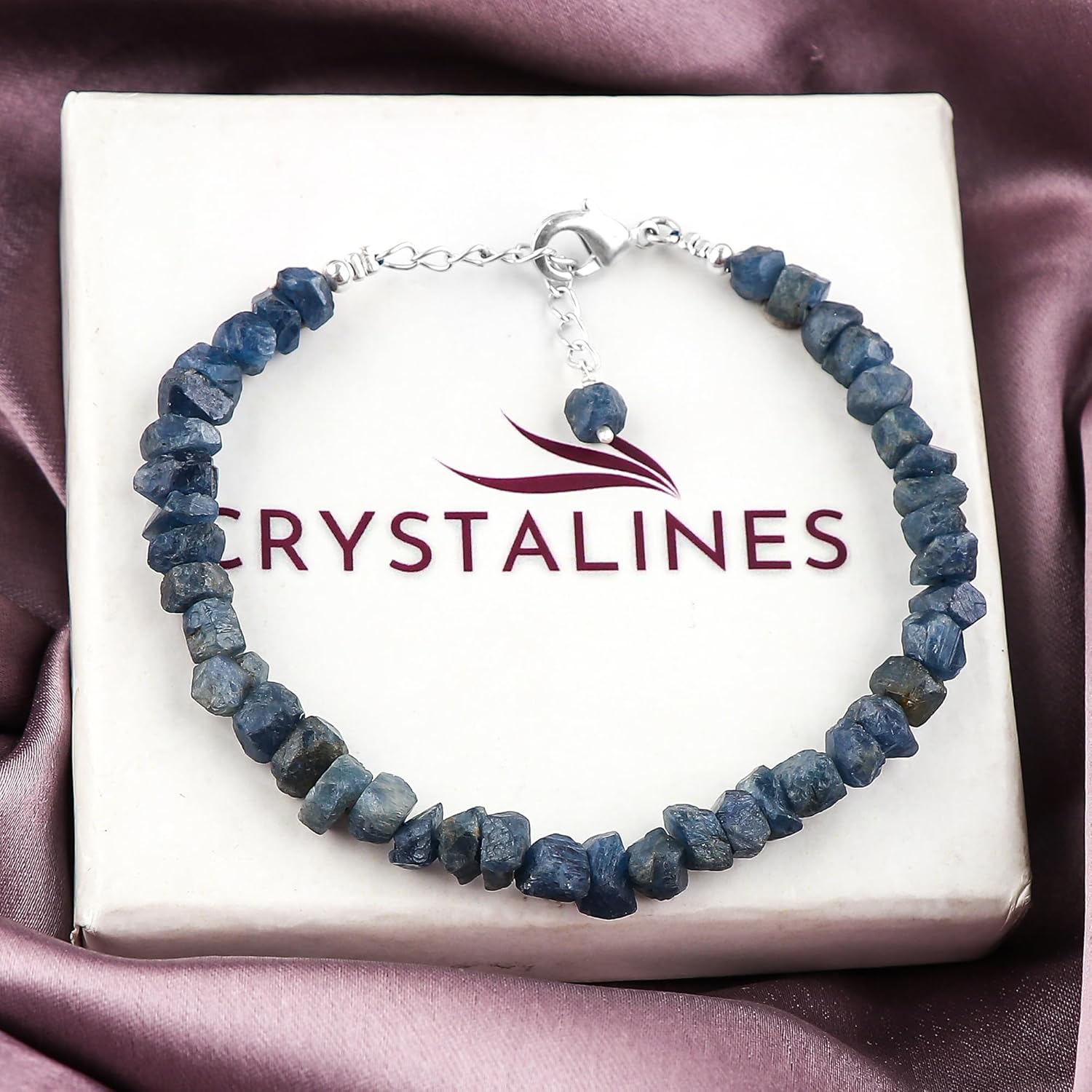 AAA Grade Natural Raw Gemstone Dainty Bracelet, Rough Stones, Handmade Bohemian Jewelry, Healing Crystals, Silver Plated Bracelet, Birthstone, Christmas Gift for Women - Image 4