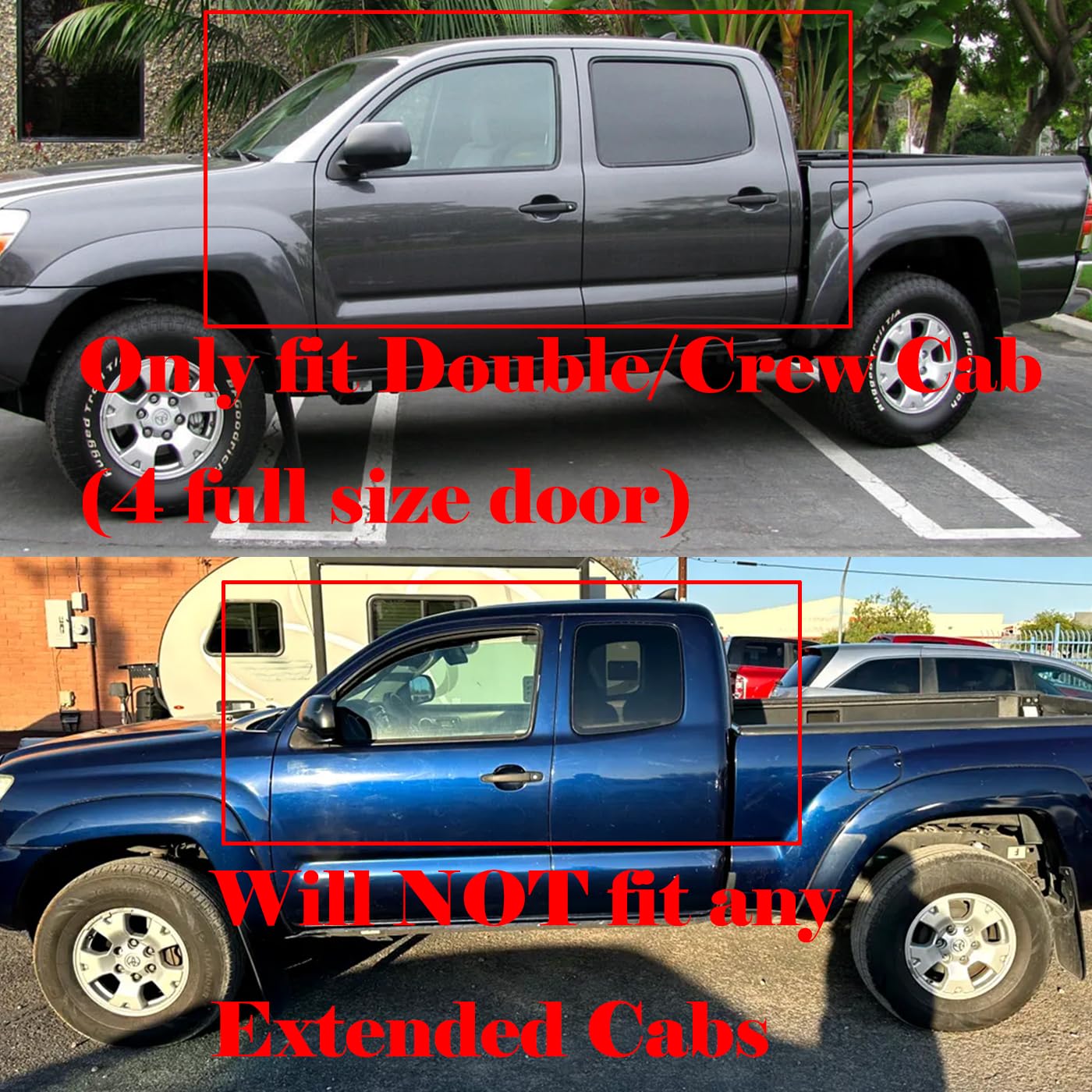 Parasoles Para Toyota Tacoma 2016-2023 Doble Cabina - 4