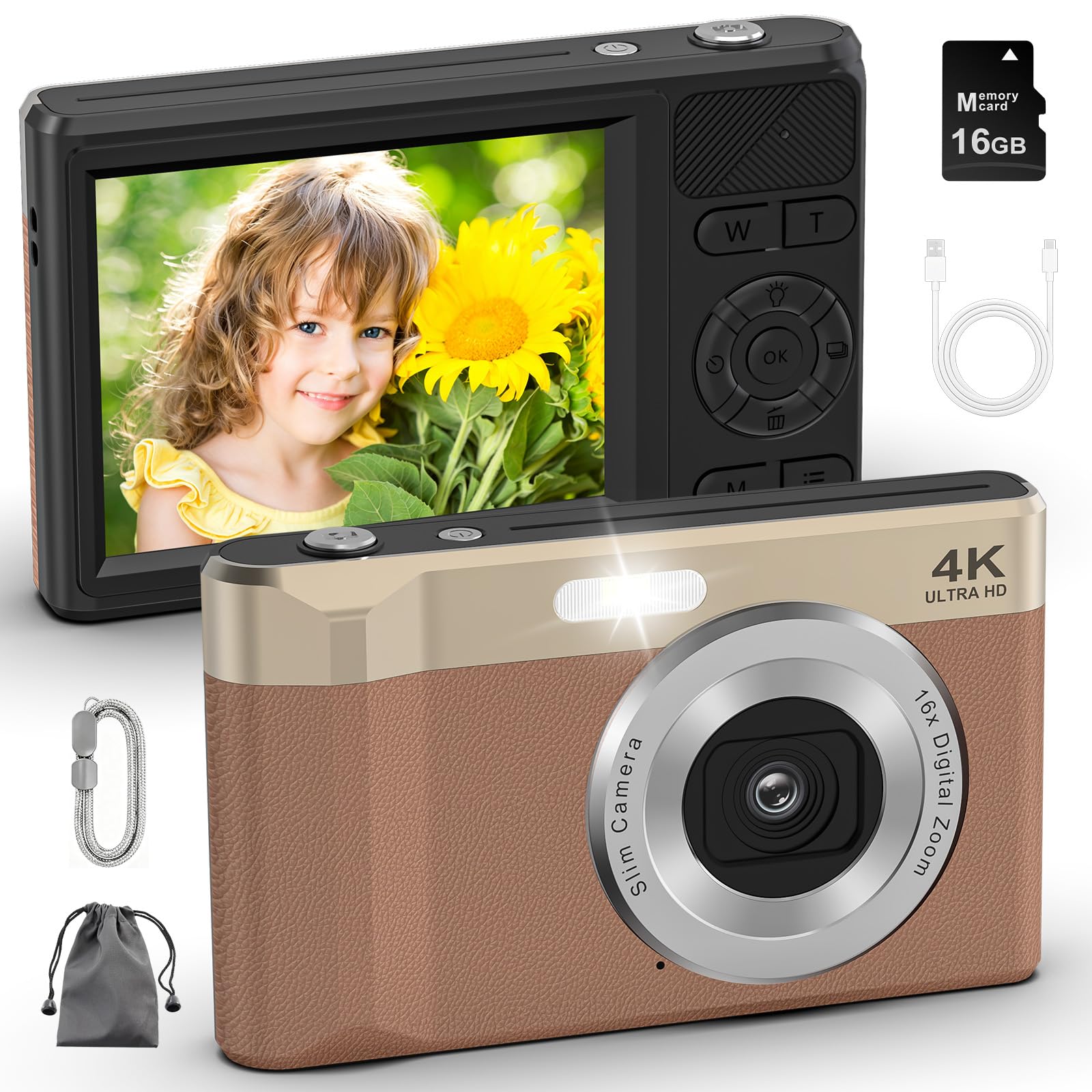 Fotocamera digitale 4K 64 MP UHD Autofocus Camera