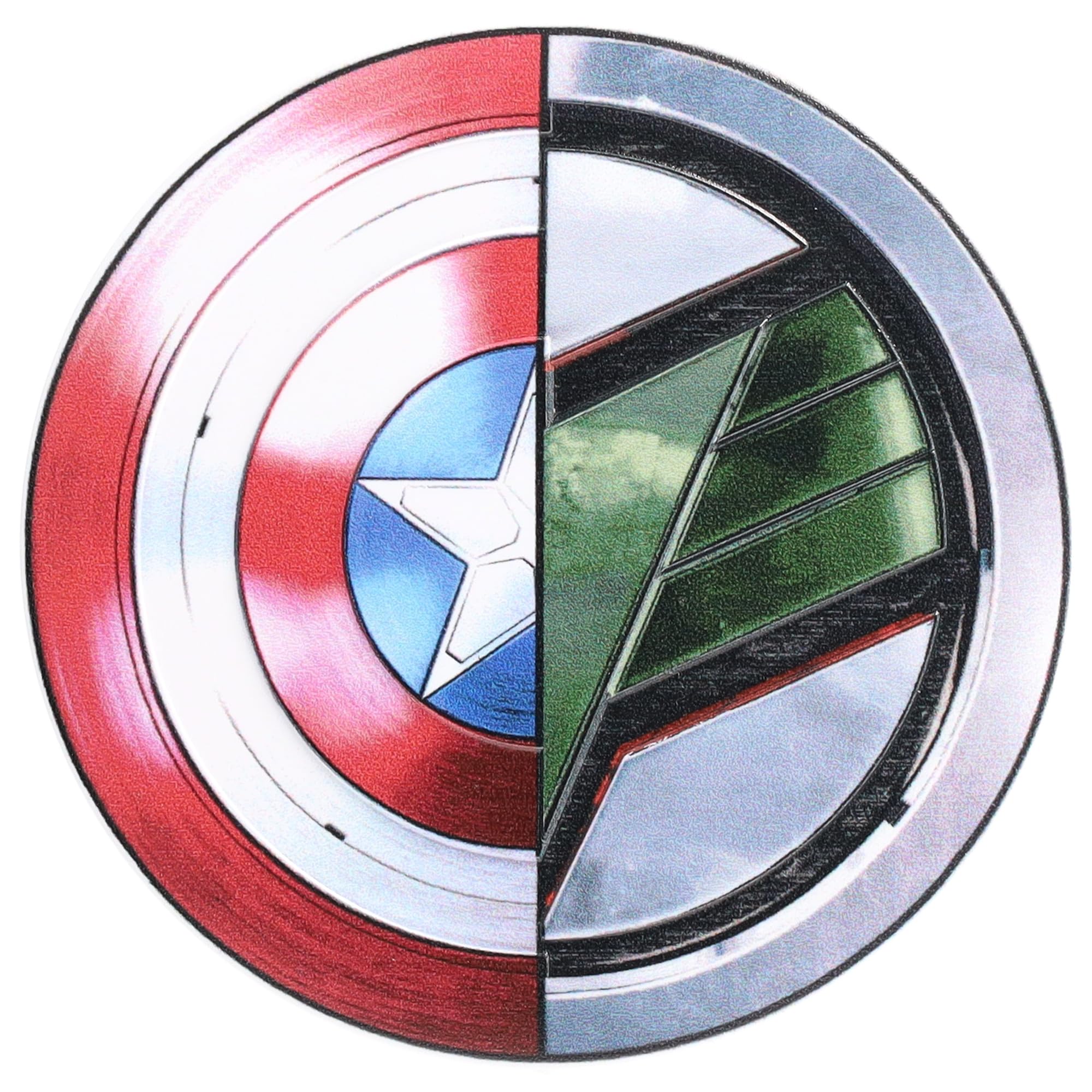 Marvel Studios Captain America: Brave New World Cake Topper, Captain America & Falcon Kuchendekoration, lebensmittelechter Tortenaufsatz, gebrauchsfertig
