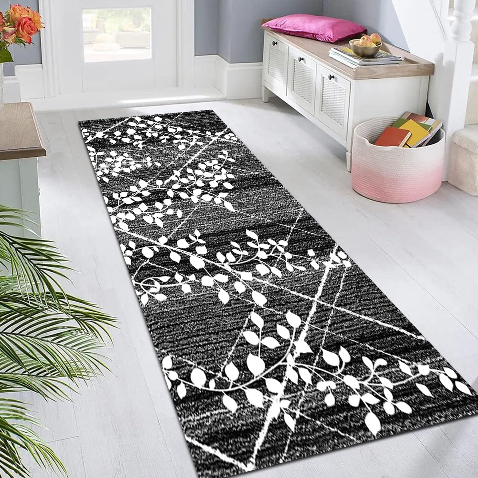 Tapis de couloir antidérapant lavable pour éviter les glissades