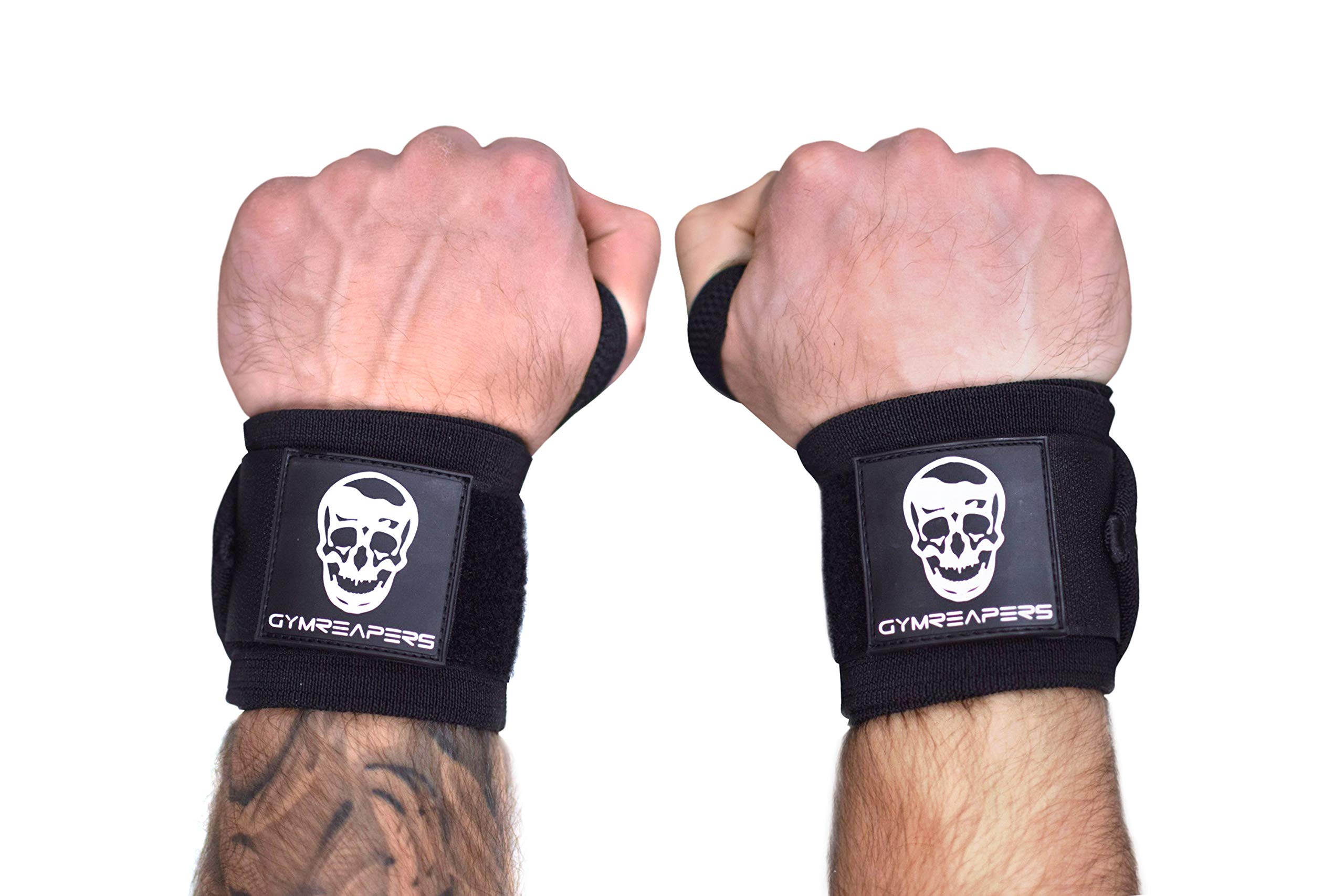 Buy Gymreapers Wrist Wraps Weightlifting Stiff Heavy Duty 18 inch