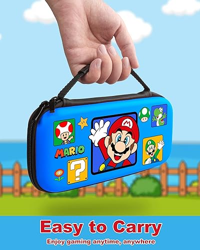 Miniatura 5 de Xicifun Deigned for Nintendo Switch Carrying Case Cute Kawaii Travel Case Carrying Bag Designed for Nintendo Switch Switch Lite Switch OLED 10 Game
