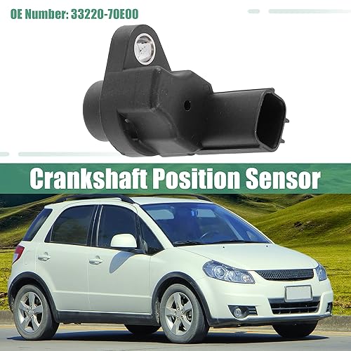 Miniatura 2 de X AUTOHAUX Sensor de posición del cigüeñal 33220-70E00 para Suzuki Swift GA, GL 1.3L L4 - Gas 2000 2001 para Suzuki X-90 Base, SE 1.6L L4 - Gas 1998