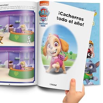 Paw Patrol La Patrulla Canina Tesoro de Pegatinas - Libros de actividades para niños, 350 pegatinas reutilizables, 96 páginas de diversión