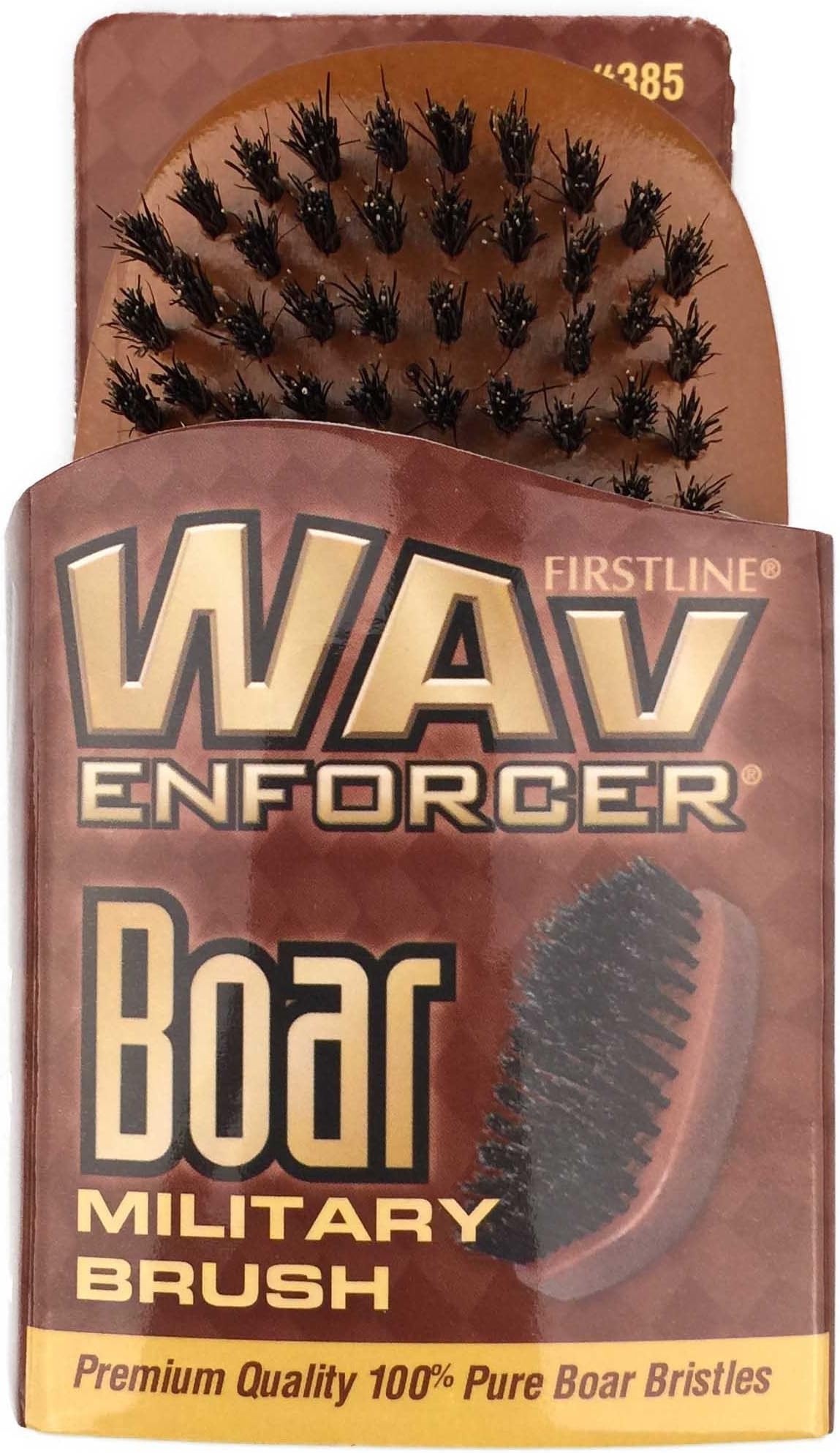 WavEnforcer Premium Quality Boar Military Brush