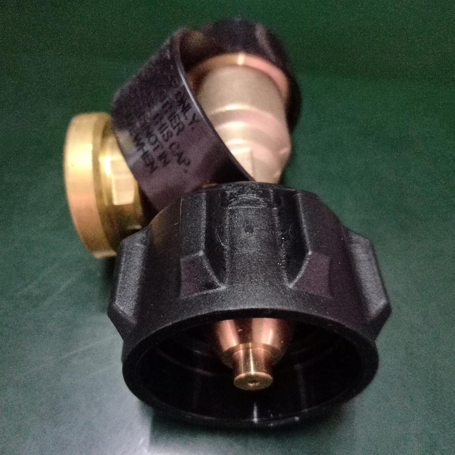 Propane Tank Gauge POL Propane Tank Adapter w/Gauge Converts POL Tank