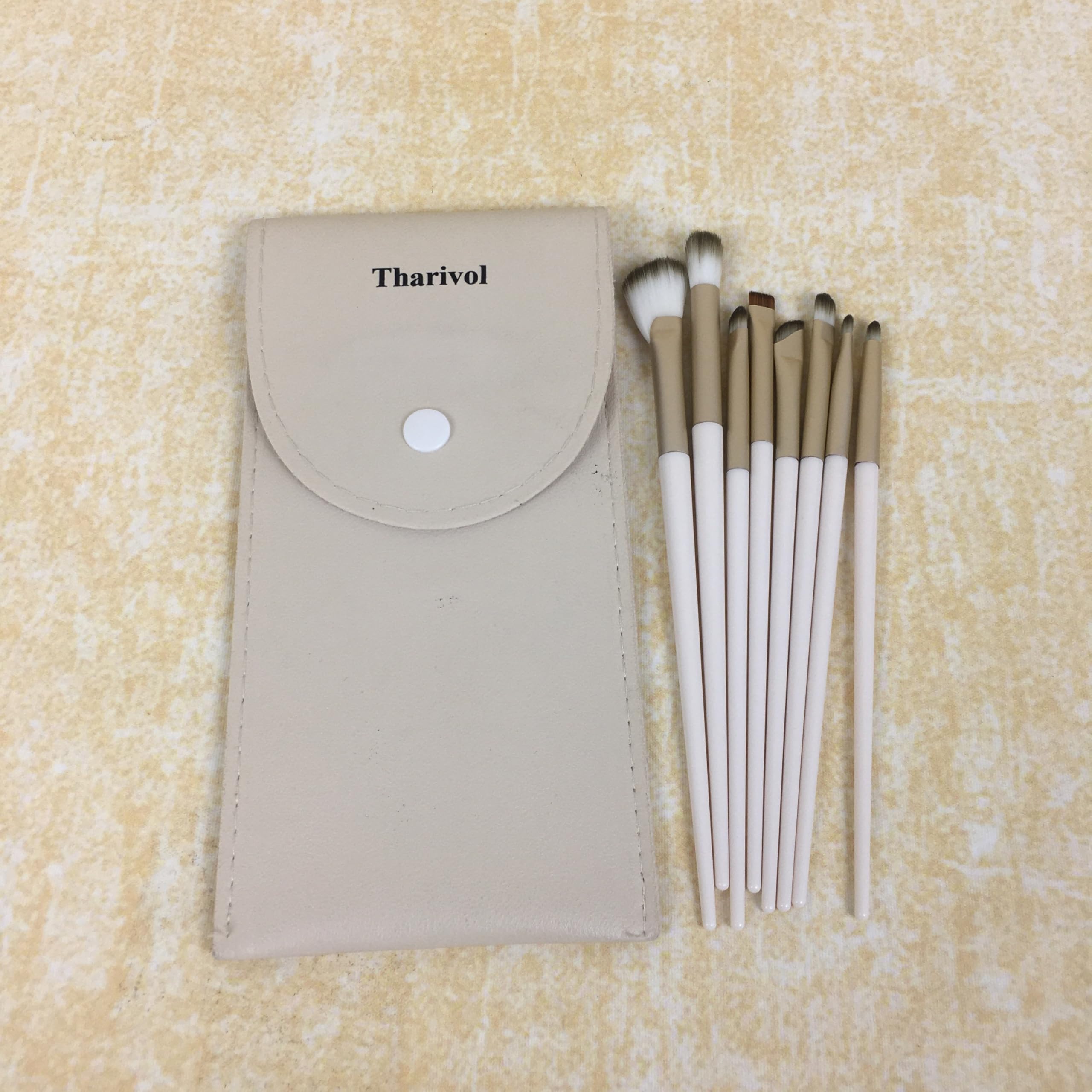 Tharivol Cosmetic brushes Portable Makeup Brush Set with Free Travel Bag 10-Piece Set