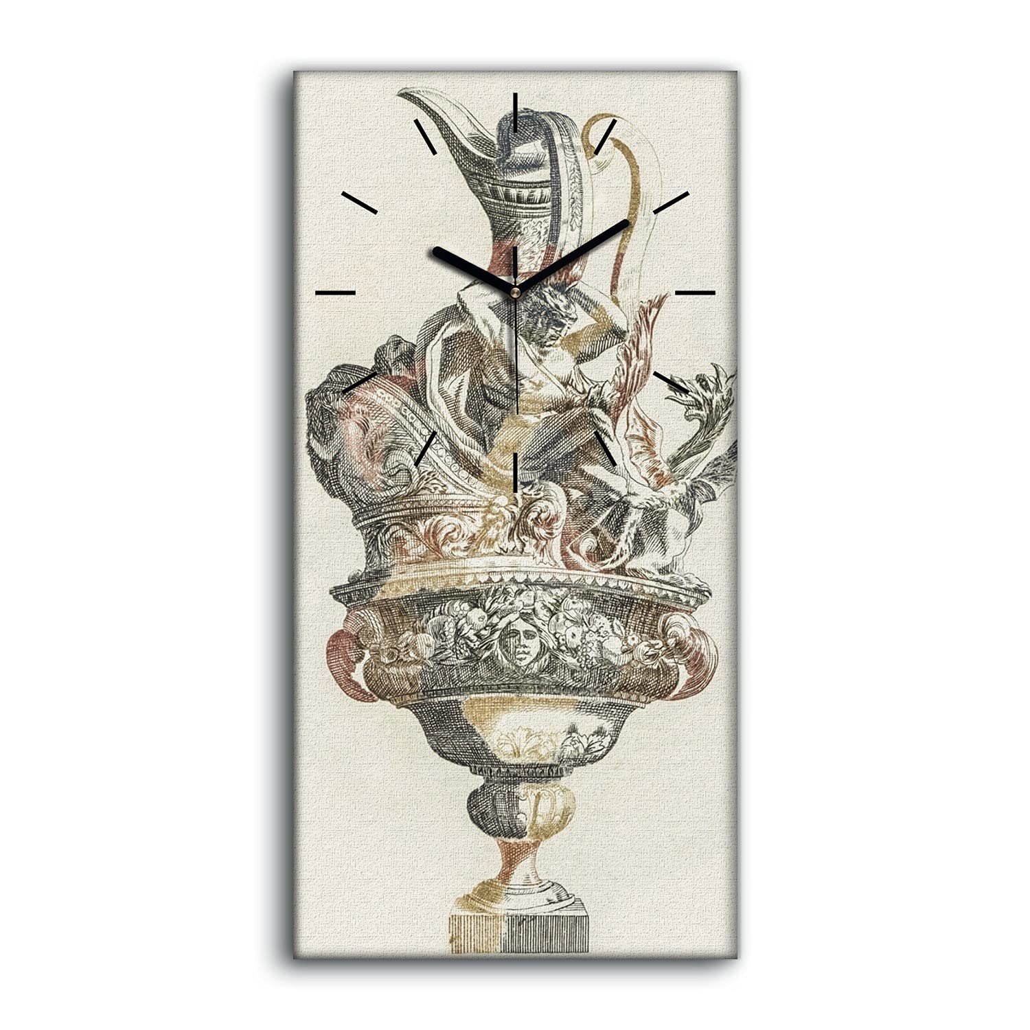 Horloge murale Coloray salon et chambre grand format au style moderne