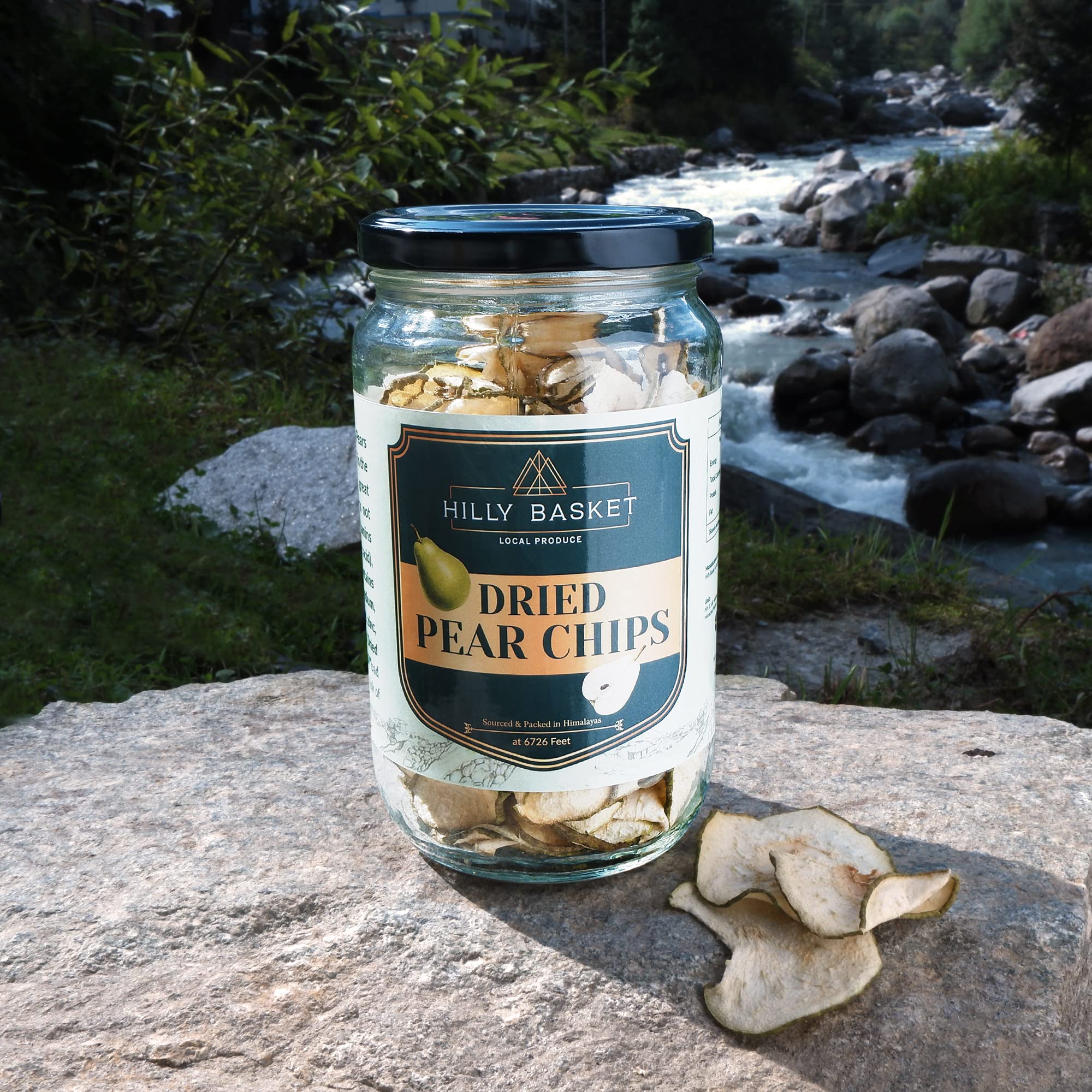 Hilly Basket Dried Pears Chips | 100% Natural | Himalayan Grown | High Fiber & Potassium | Good for Digestion | 150 gms - Image 4 thumbnail