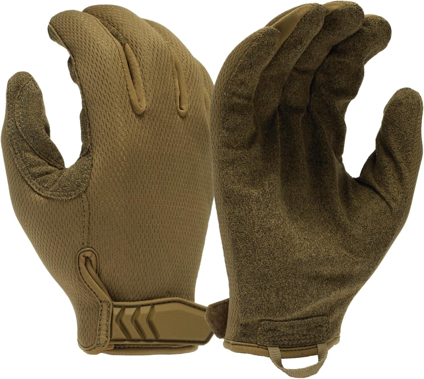 Venture Gear Tactical Medium-Duty Adjustable Operator Gloves Touchscreen Blackout Large